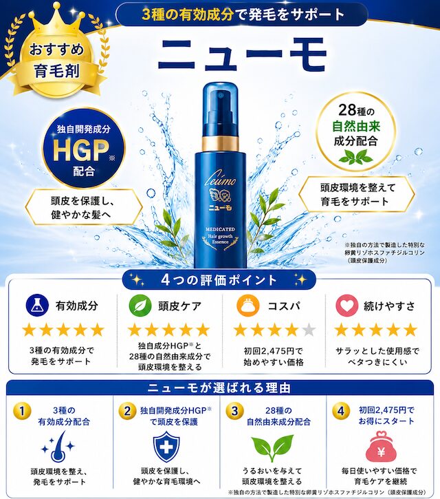 育毛剤ニューモ
