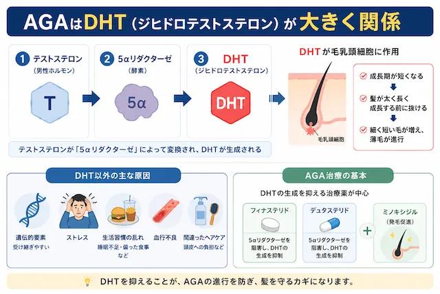 AGAとDHTの関係