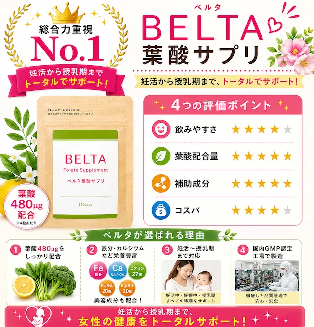 ベルタ葉酸サプリ