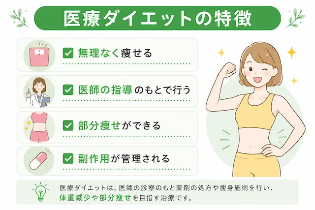 医療ダイエットの特徴